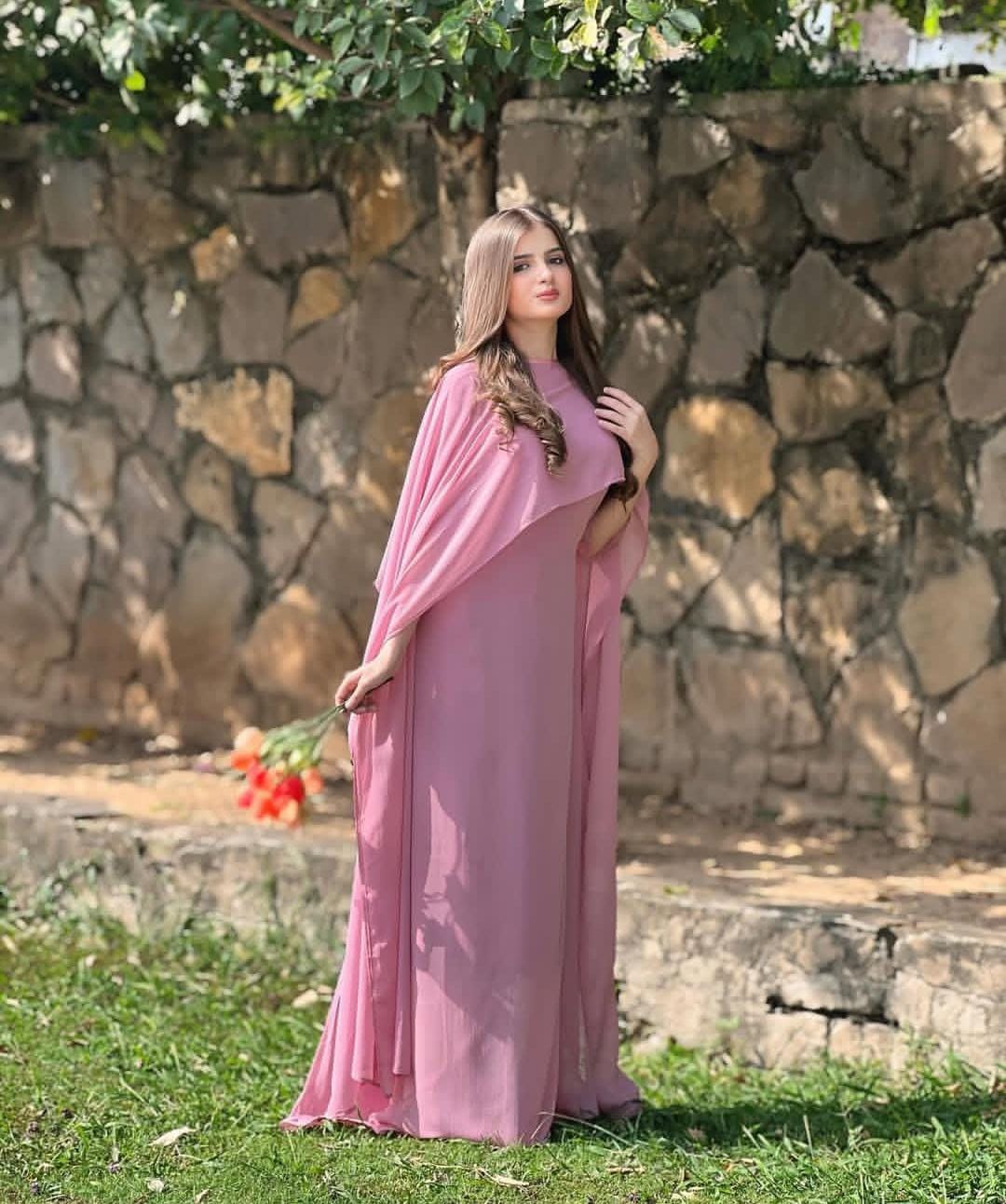 Premium Cape Shawl Dress - Elegant Two-Piece Party Gown for Women
