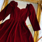 Velvet Elegance Winter Dress