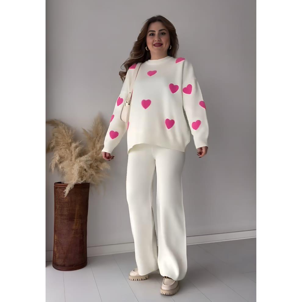 Sweetheart Cozy Sweatshirt with trouser - We Wears