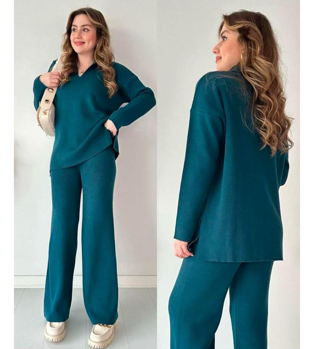 Mocha Cozy Knit Co-Ord Set - We Wears