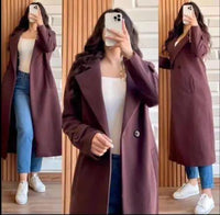 Classic Long Wool Coat - We Wears