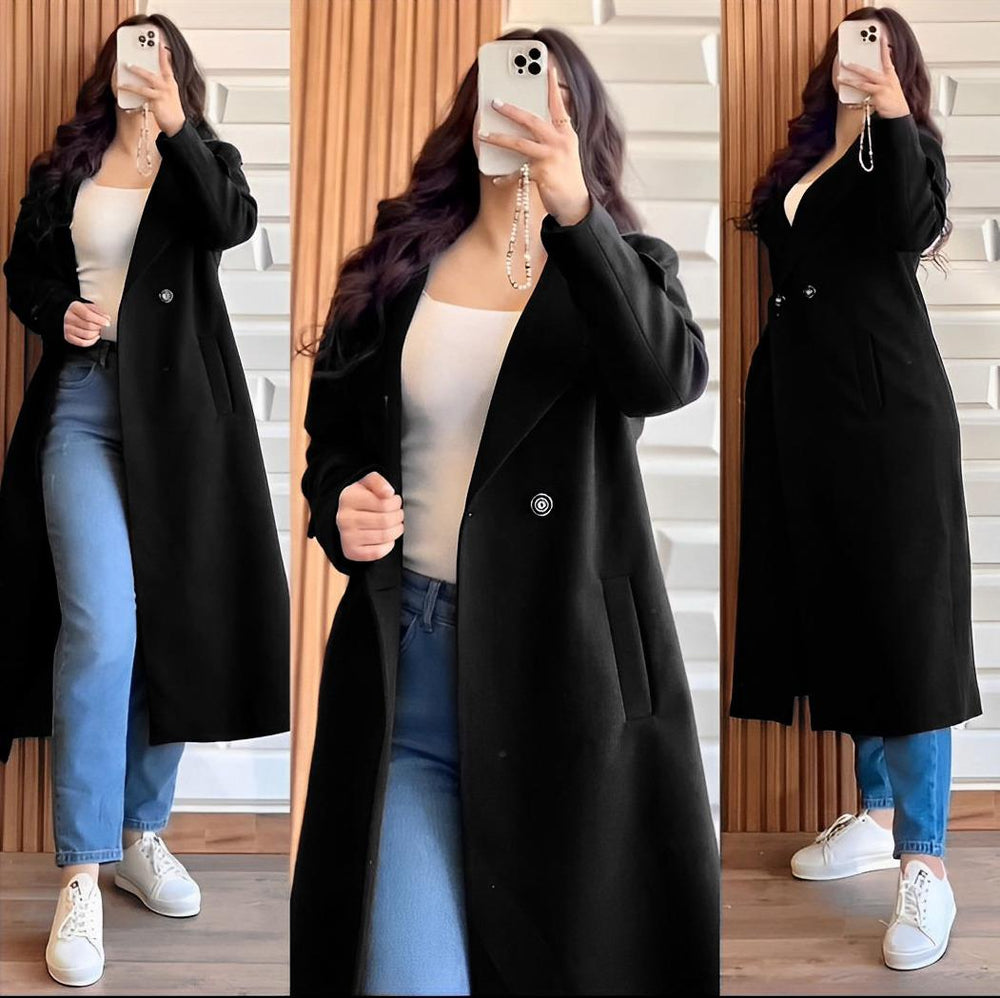 Classic Long Wool Coat - We Wears