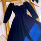 Velvet Elegance Winter Dress