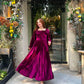 Royal Plum Velvet Maxi Dress