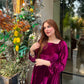 Royal Plum Velvet Maxi Dress