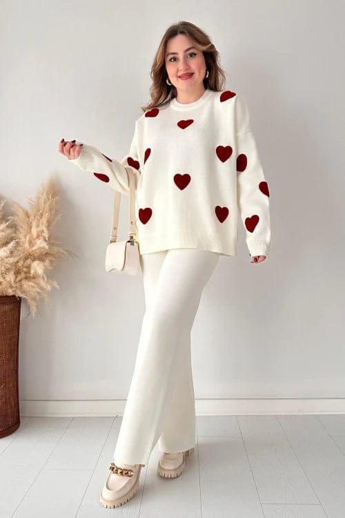 Sweetheart Cozy Sweatshirt with trouser