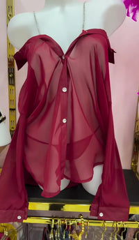 Finley Two Piece Sheer Lingerie - We Wears