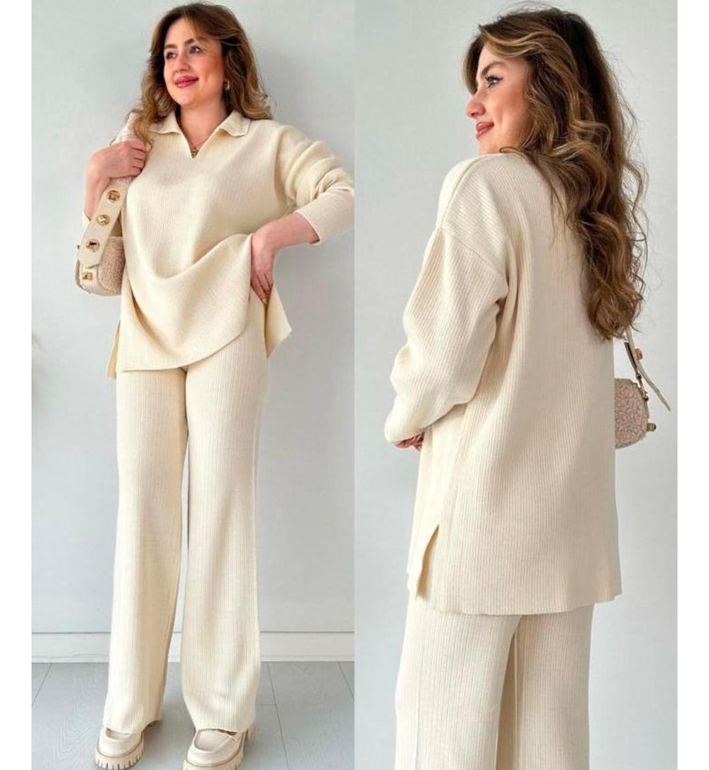 Mocha Cozy Knit Co-Ord Set - We Wears