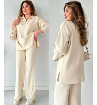 Mocha Cozy Knit Co-Ord Set - We Wears