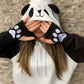 Cozy Panda Fleece Hoodie – Warm & Comfy