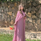 Premium Cape Shawl Dress - Elegant Two-Piece Party Gown for Women