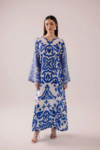 Azure Royale Printed Maxi