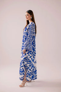 Azure Royale Printed Maxi