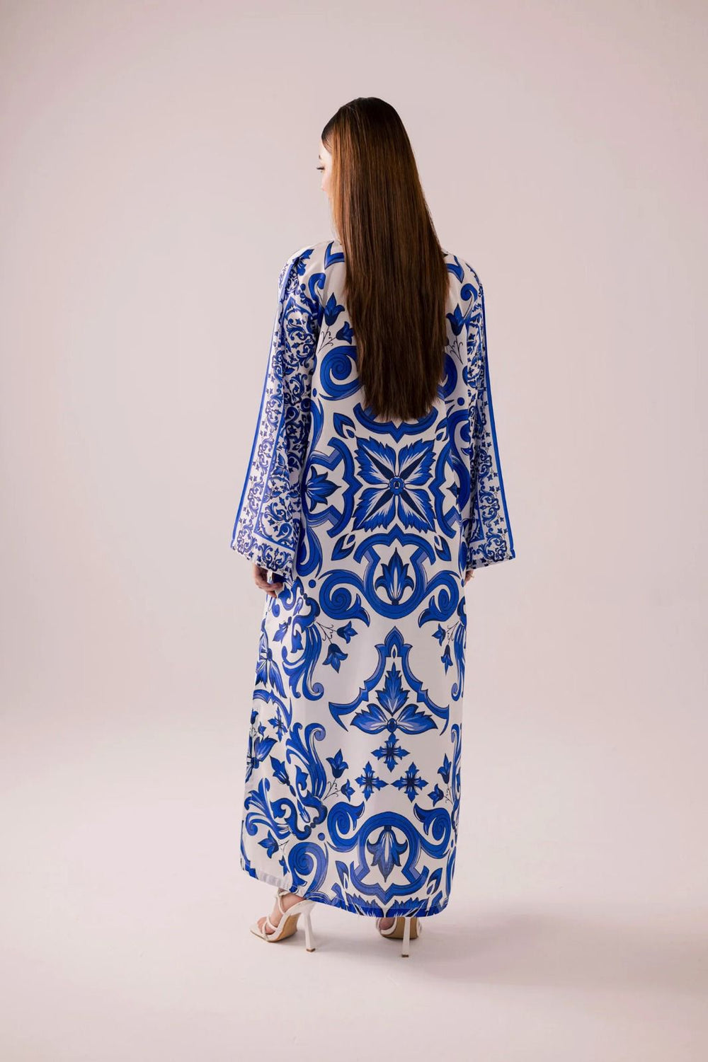 Azure Royale Printed Maxi
