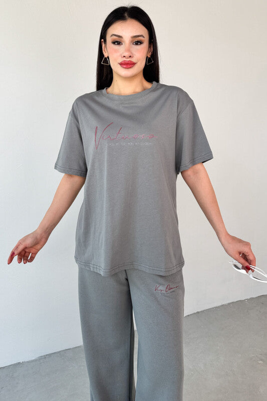 Korean Jersey Trouser Shirt
