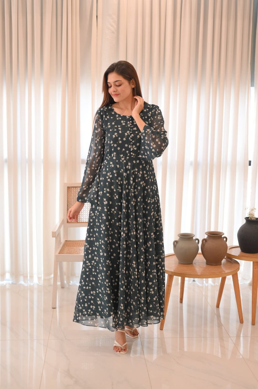 Elegant floral Maxi