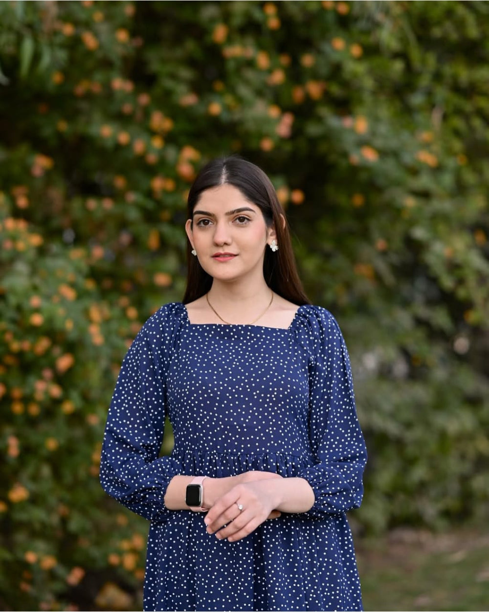 Blue Floral Frock - We Wears