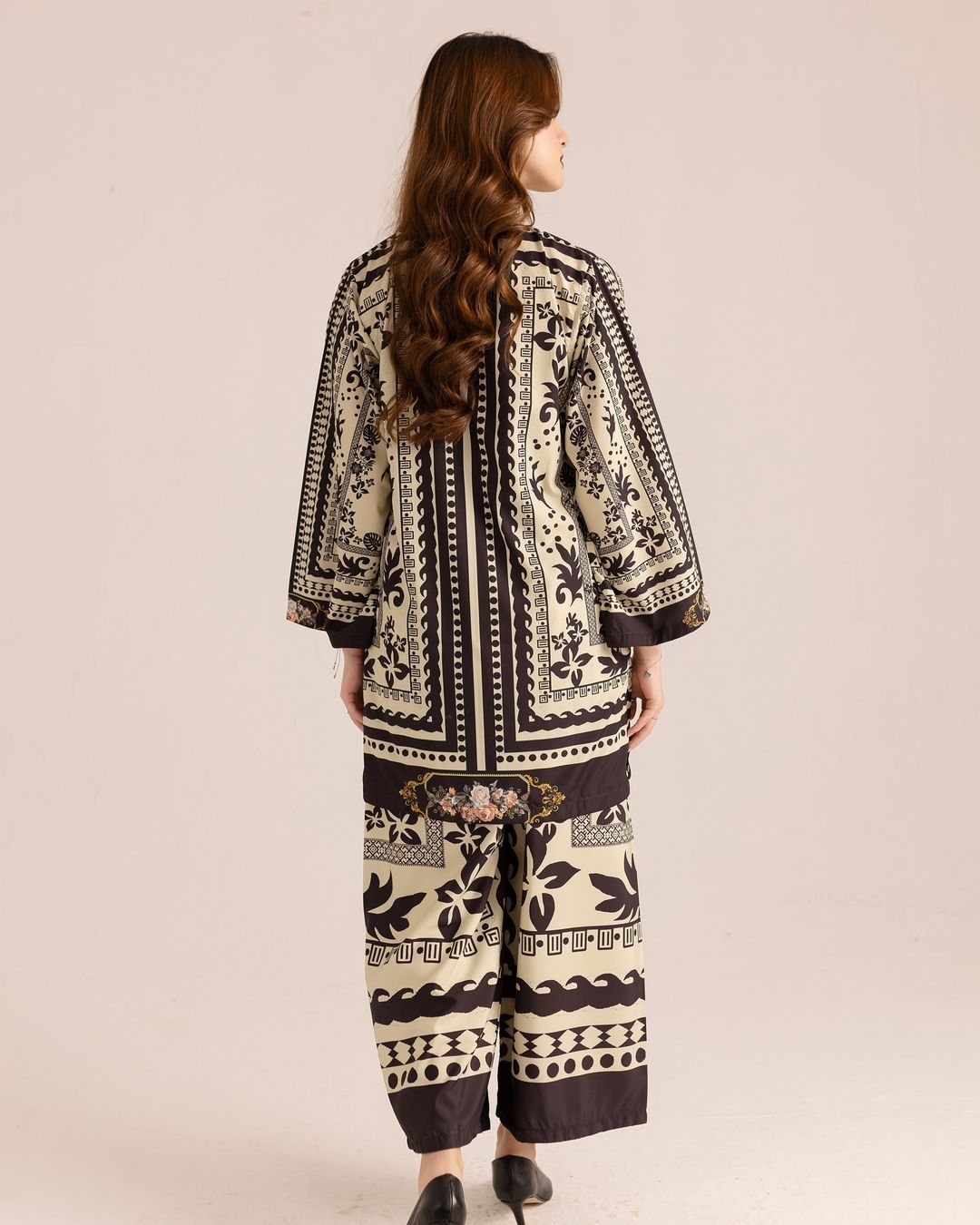 We wear printed two piece