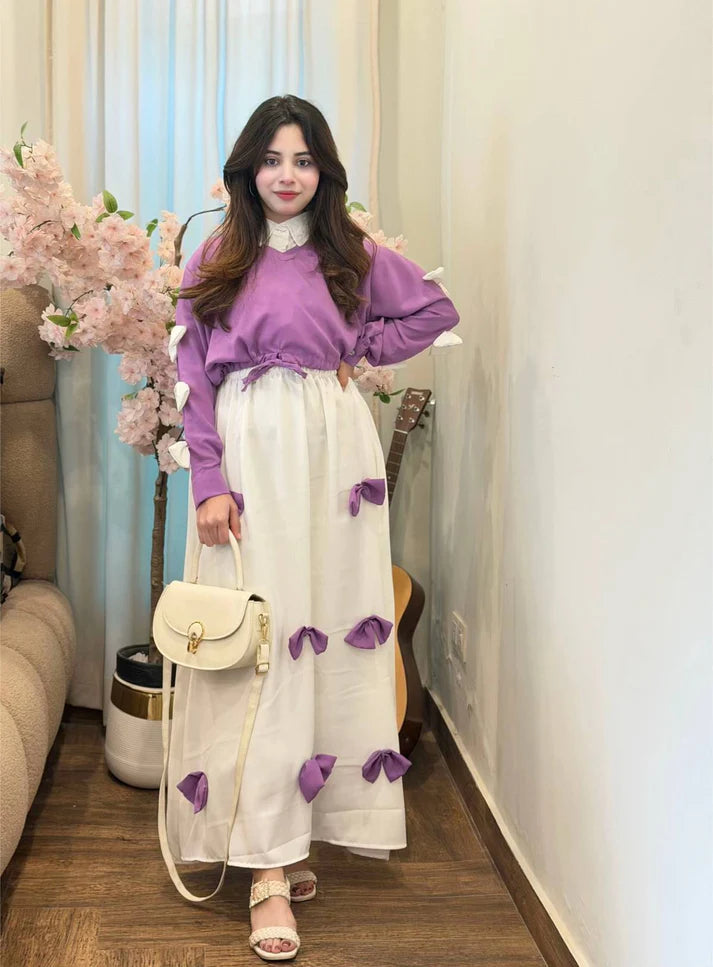 Orchid Bow Co Ord Set